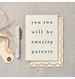 Katie Leamon You Two Will Be Amazing Parents Baby Card