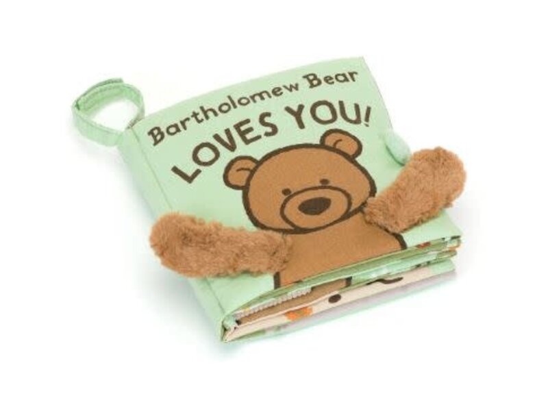 JellyCat Inc Bartholomew Bear Loves You Book