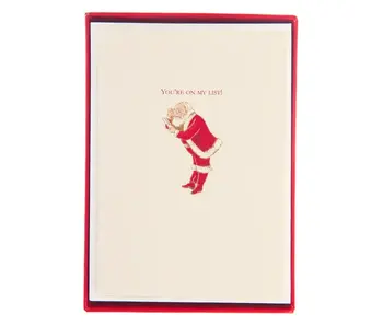 You're On My List La Petite  Noel Holiday Boxed Cards