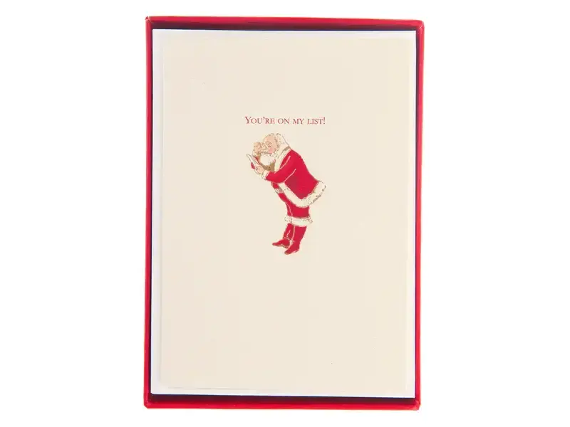 Graphique De France You're On My List La Petite  Noel Holiday Boxed Cards