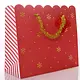 Snowflake Large Holiday  Gift Bag Set - Red