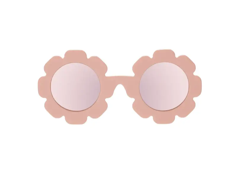 Babiators, LLC Peach Keen Polarized Flower Sunglasses with Mirrored Lens Ages 0-2 years