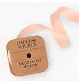 Paper Source Satin Ribbon 1" Width Blush