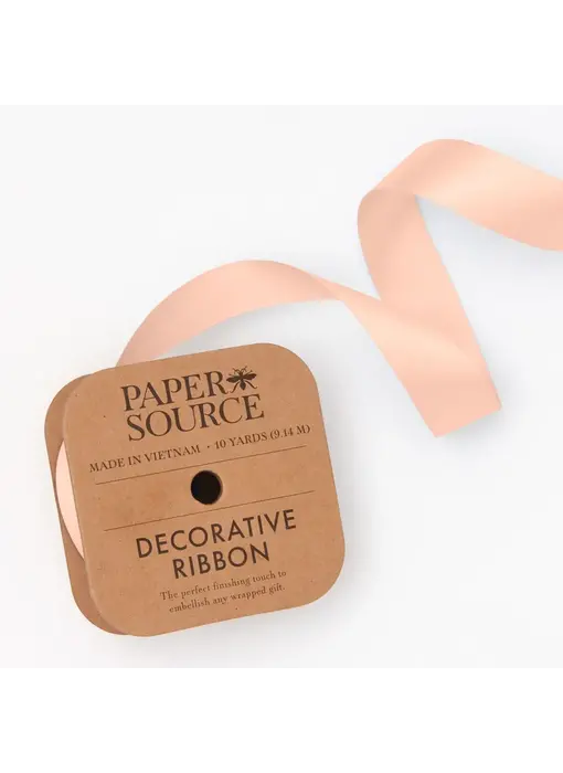 Satin Ribbon 1" Width Blush