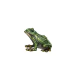 Creative Co-OP Enameled Metal Frog Shaped Trinket Box w/ Jewels