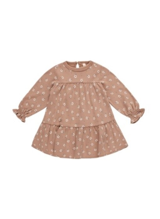TIERED JERSEY DRESS || ROSE DITSY