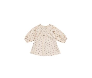 V SMOCKED DRESS || HOLLY BERRY