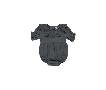 COLLARED ROMPER || INDIGO