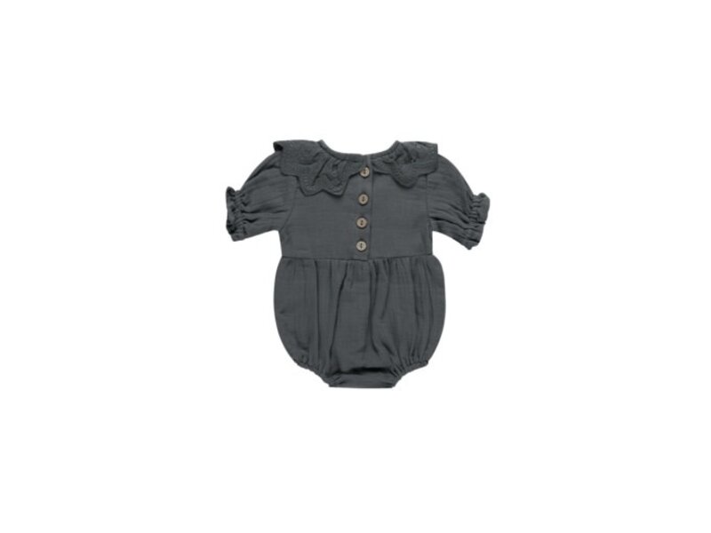 Rylee + Cru Inc. COLLARED ROMPER || INDIGO