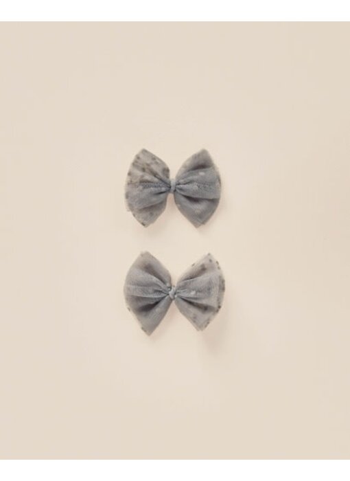 FLUTTER TULLE CLIPS || VINTAGE BLUE