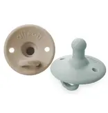 Ali + Oli Pacifier Set Round (Taupe & Mist)