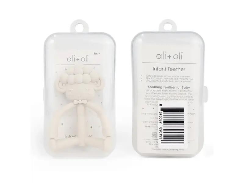 Ali + Oli Baby Sheep Teether