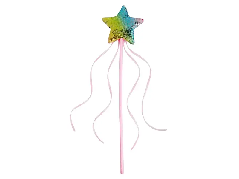 Sparkle Sister by Couture Rainbow Sequin Star Wand