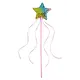 Rainbow Sequin Star Wand