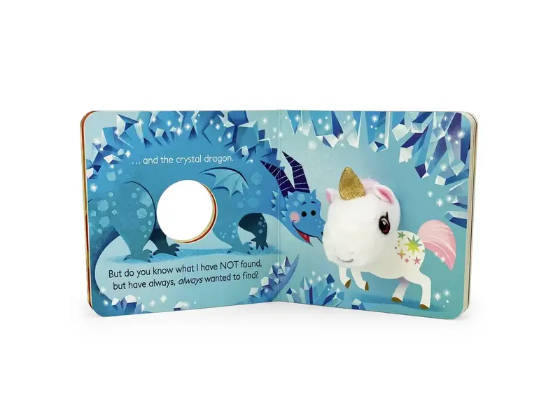 cottage door press A Little Unicorn Finger Puppet Board Book