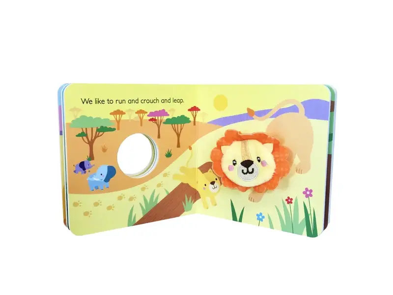 cottage door press Daddy and Me Finger Puppet Board Book