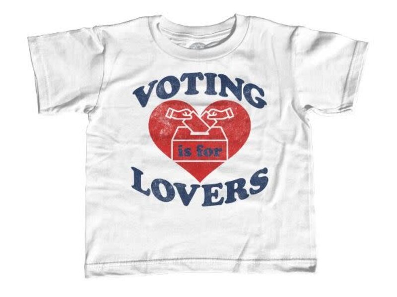 Boredwalk Youth Voting Is For Lovers T-Shirt - 3T