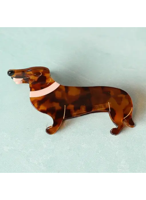 Small Hair Claw Clips - Dachshund