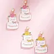 Wedding Cake Post Earrings