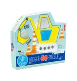 Floss and Rock 20 Piece Jigsaw - Construction Digger