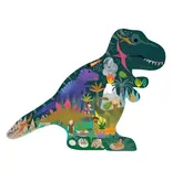 Floss and Rock Dino 40pc "Dinosaur" Shaped Jigsaw Puzzle