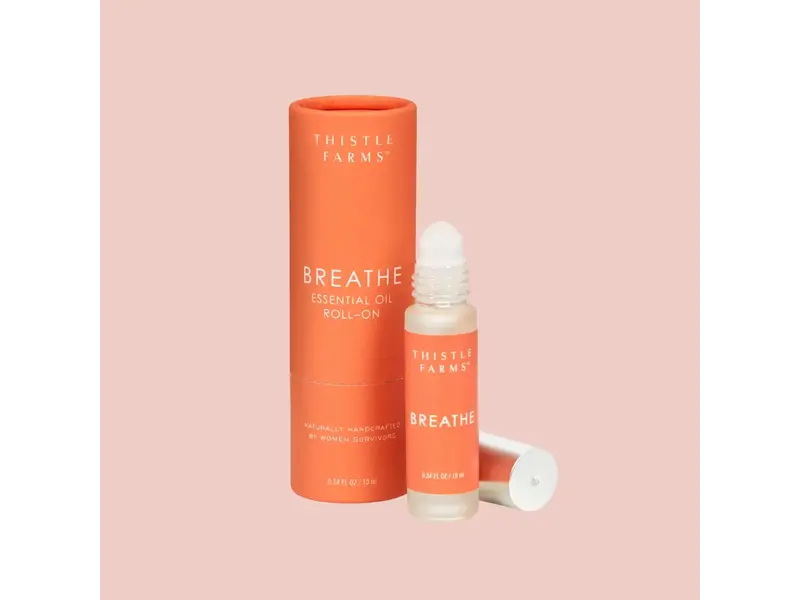 Thistle Farms Breathe Essential Oil Roll On - Eucalyptus Peppermint