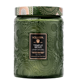 Voluspa Temple Moss - Large Glass Jar Candle