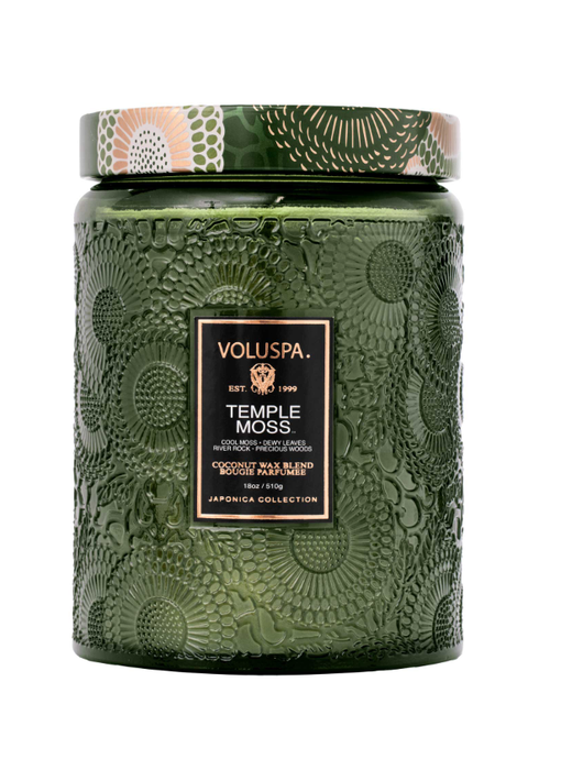 Temple Moss - Large Glass Jar Candle