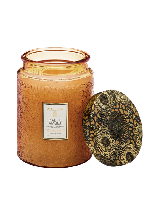 Baltic Amber - Large Glass Jar Candle