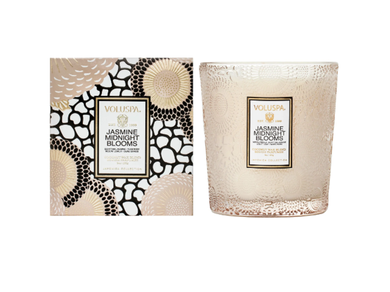 Voluspa Jasmine Midnight Blooms Classic Candle