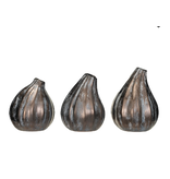 Creative Co-OP Stoneware Fig Shaped Vases,  Small