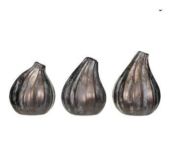 Stoneware Fig Shaped Vases,  Small