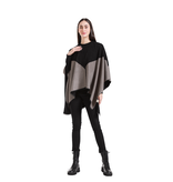 pretty persuasions Minuet Cape Wrap - Black/Charcoal