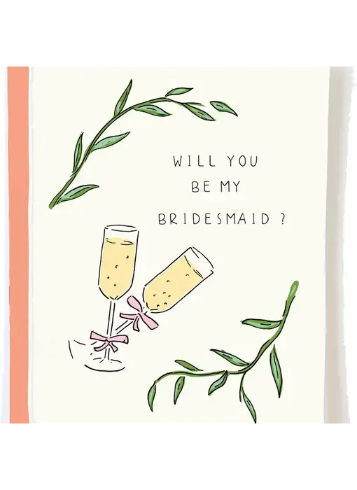 Be My Bridesmaid Proposal Card