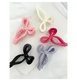 LoveLina Assorted Glossy Ribbon Hair Claws - Basho Glossy