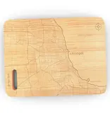 Well Told Chicago Il 6"X 8" Maple Bar Prep & Cutting Board