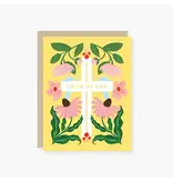 2021 Co. Floral Child of God Baptism, First Communion Card