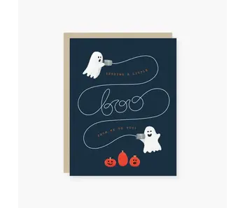 Sending A Little Boo Halloween Card