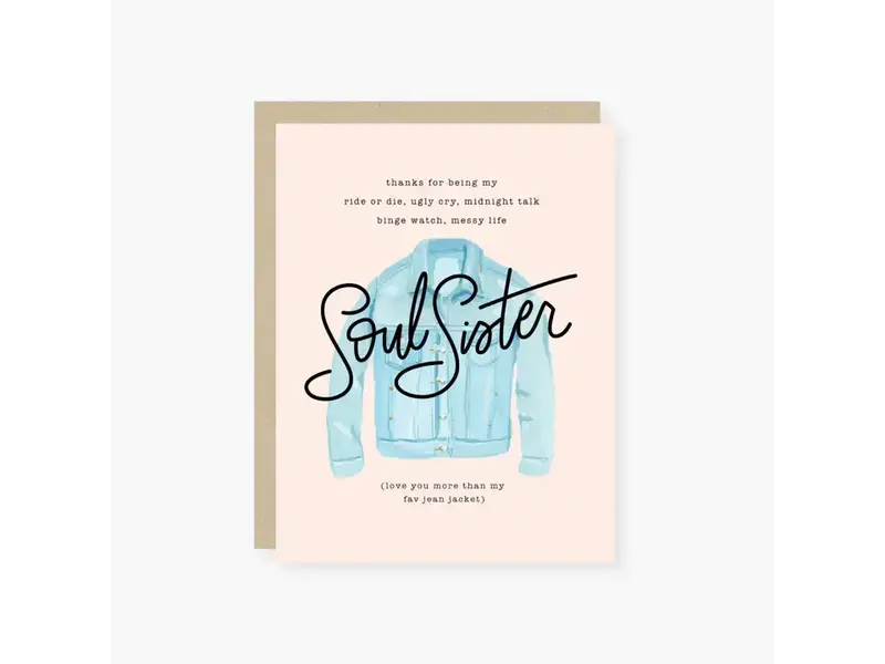 2021 Co. Soul Sister Friendship Card