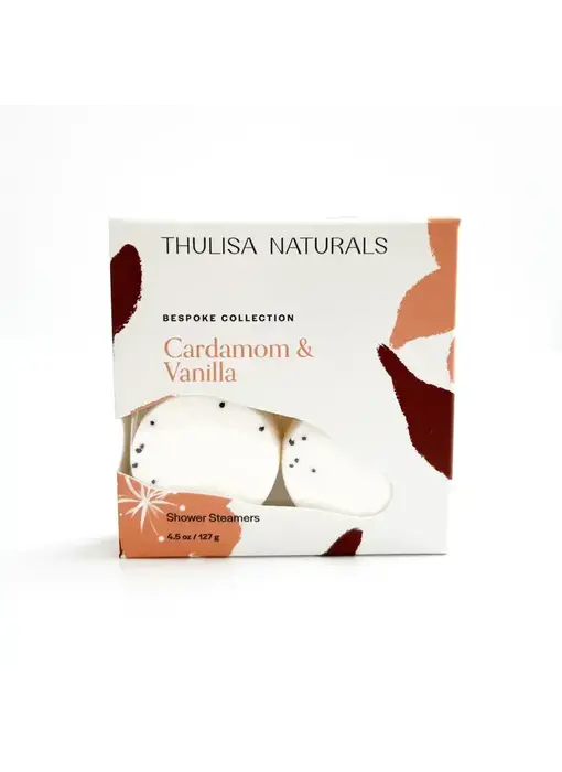 Shower Steamers | Cardamom + Vanilla | 4 Pack Gift Set
