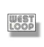 Go Jump In The Lake West Loop (Chicago) Rustic Wooden Sign 6 X 10 Black Type
