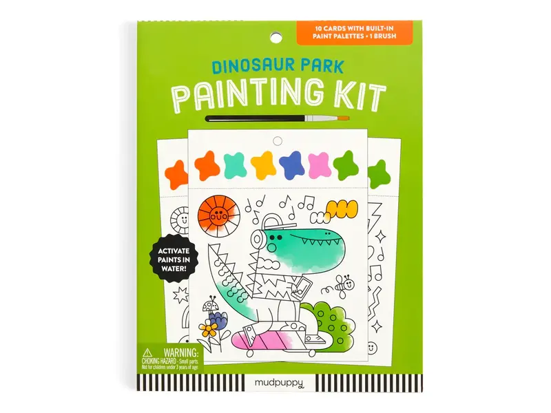 Chronicle Books Painting Kits Dinosaur Park