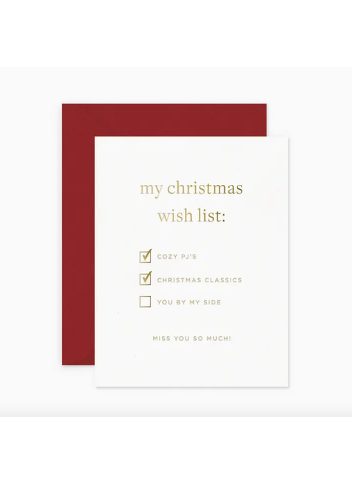 Christmas Wish Greeting Card