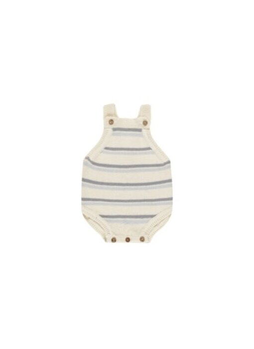 TATUM ROMPER || BLUE STRIPE
