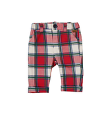 Mayoral Long trousers - red plaid