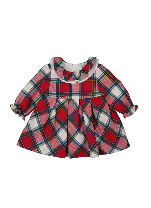 Long sleeve plaid dress