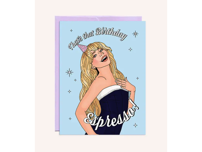Party Mountain Paper Co Birthday Espresso! | Birthday Card