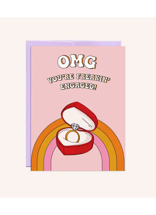 Freakin' Enagaged | Engagement Card