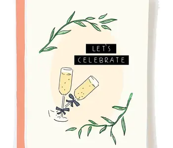 Lets Celebrate Wedding Card