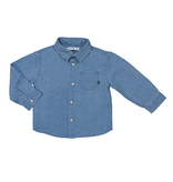 Mayoral Soft denim long sleeve shirt